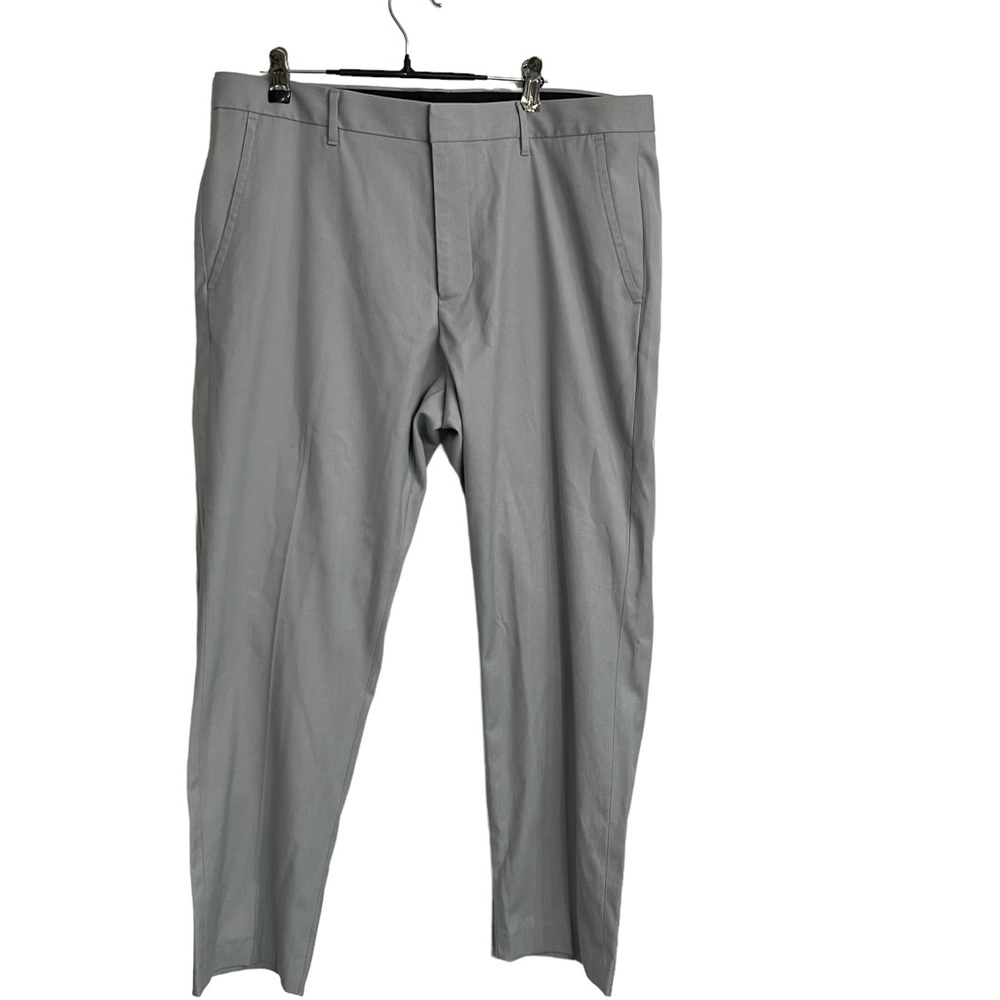 BONOBOS Mens Wednesday Pants Athletic Fit Gray Stretch Flat Front Sz: 36/30